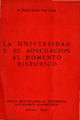 La universidad y su adecuación al momento histórico.