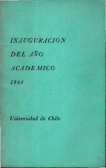 Inauguración del año académico 1964