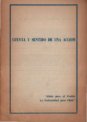 Cuenta y sentido de una acción. 