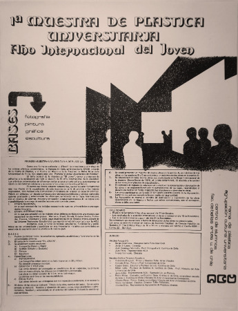 1era muestra de plástica universitaria. Año internacional del joven