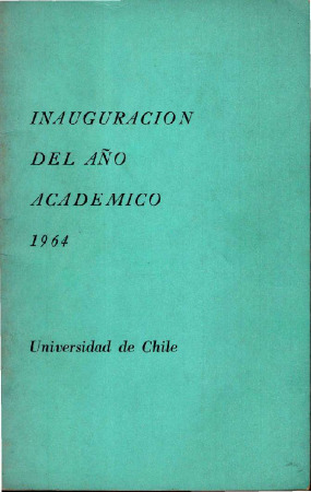 Inauguración del año académico 1964