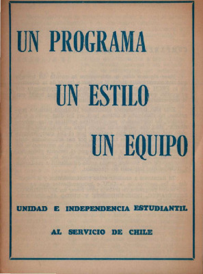 Un programa, un estilo, un equipo.