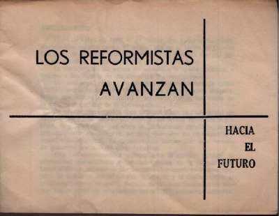 Los reformistas avanzan hacia el futuro.