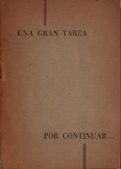 Una gran tarea por continuar...