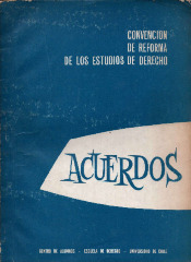 Acuerdos de la Convención de Reforma de los Estudios de Derecho