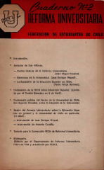 2do Cuaderno Reforma Universitaria FECH 1965-1966