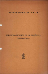 Estatuto orgánico de la enseñanza universitaria, 1931.