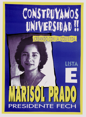 Marisol Prado Presidenta FECH (Afiche Individual)