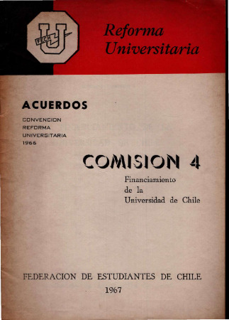 Convención Reforma Universitaria Acuerdos Comisión 4