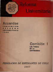Convención Reforma Universitaria Acuerdos Comisión 1