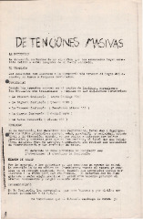 Detenciones masivas