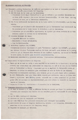 II Congreso Nacional Estudiantil 