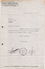 Carta de la Confederación Nacional de Federaciones y Sindicatos de Trabajadores Gastronómicos Hoteleros de la Alimentación