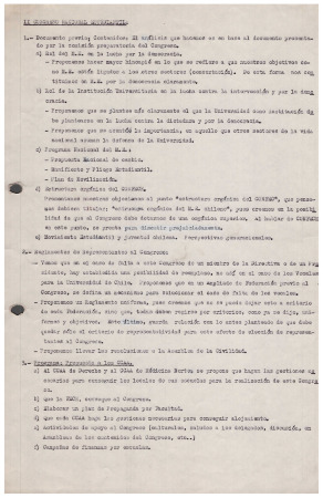 II Congreso Nacional Estudiantil 