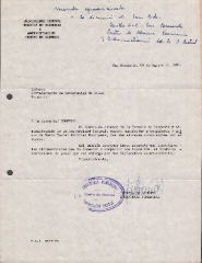 Carta del Centro de Alumnos de la Escuela de Economía y Administración de la Universidad Central