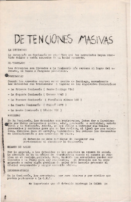 Detenciones masivas 