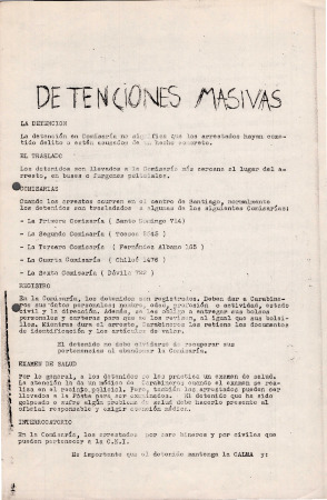 Detenciones masivas