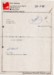 Carta de la SDAJ a la CONFECH