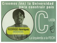 Afiches Creemos en la universidad para construir país - Lista C