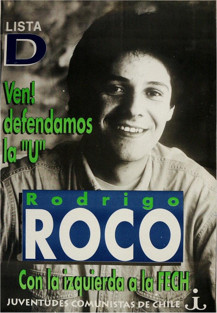 Afiche de Rodrigo Roco Lista D