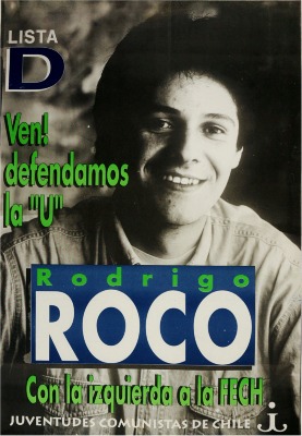 Afiche de Rodrigo Roco Lista D