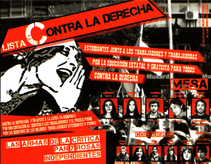 Estudiantes junto a los trabajadores y trabajadoras - Lista C