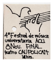 4to Festival de Música Universitaria