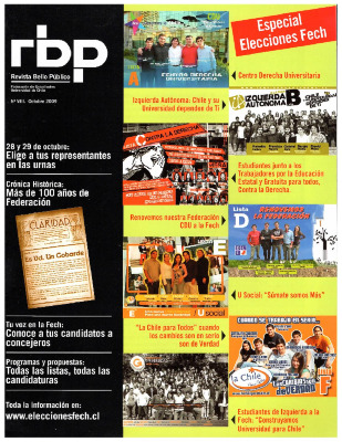 Revista Bello Público N°8 "Especial Elecciones FECh" (Octubre 2009)