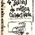 Portada de cassette del 4to Festival de Música Universitaria