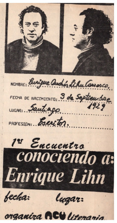 1er Encuentro conociendo a Enrique Lihn 