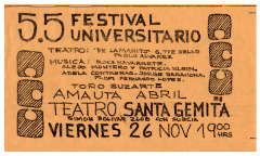 Volantes del 5.5 Festival Universitario