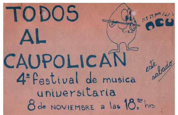 Todos al Caupolicán. 4to Festival de Música Universitaria