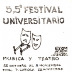 Volantes del 5.5 Festival Universitario