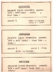 Invitación a obra "Baño a baño"