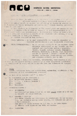 Primera muestra universitaria de plástica
