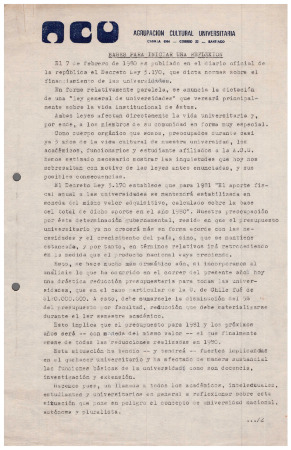 Bases para iniciar una reflexión