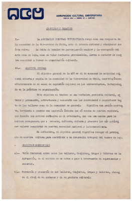 Objetivos y carácter 