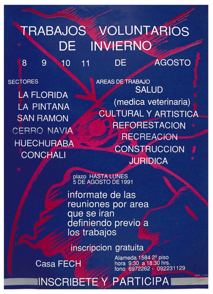Trabajos Voluntarios de Invierno Agosto 1991 