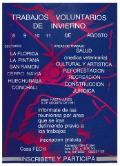 Trabajos Voluntarios de Invierno Agosto 1991 