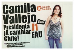 Camila Vallejo Presidenta ¡A cambiar Chile! 