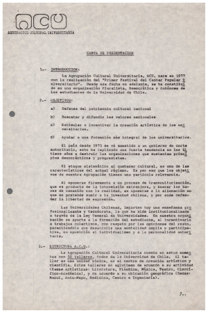 Carta de presentación