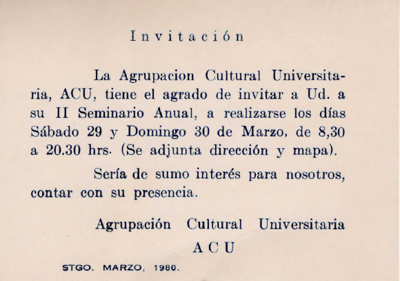 Invitación