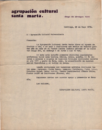 A Agrupación Cultural Universitaria (ACU):