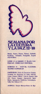 Semana por la cultura y la paz