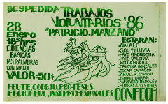 Despedida de Trabajos Voluntarios 1986 
