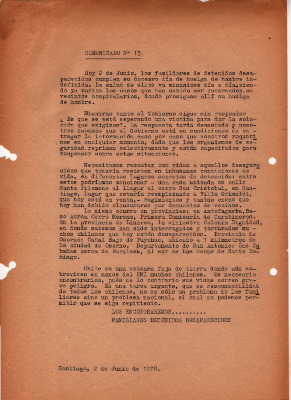 Comunicado N°15