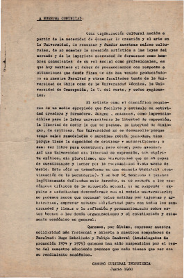 A nuestra comunidad