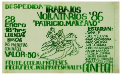 Despedida de Trabajos Voluntarios 1986 