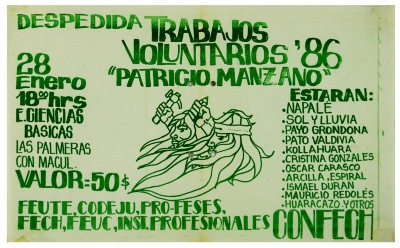 Despedida de Trabajos Voluntarios 1986