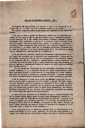 ¿Por qué se suspendió la Revista Hoy?